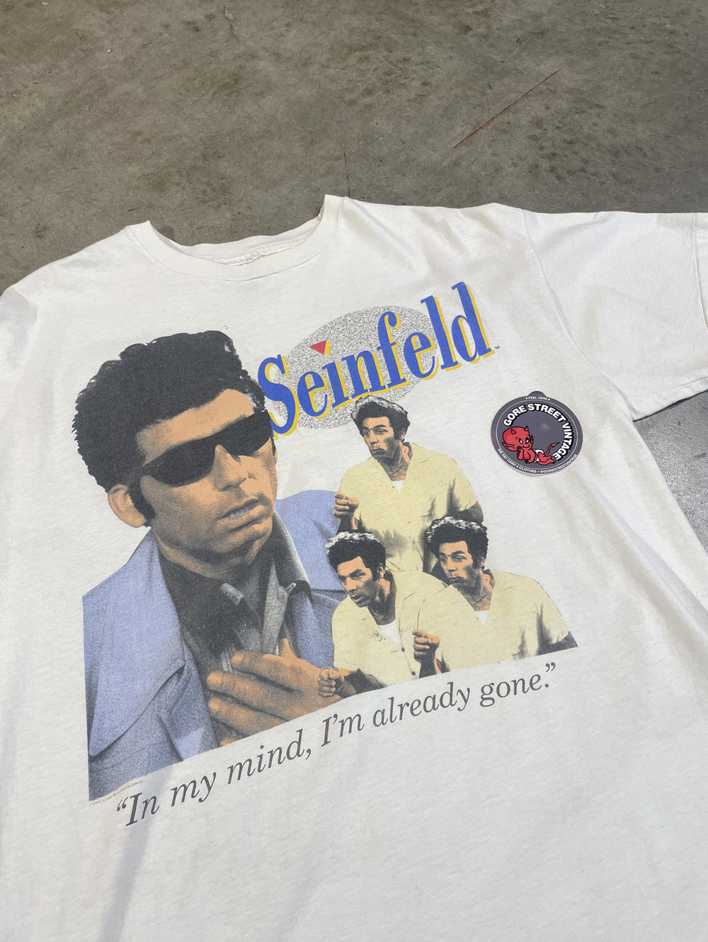 Vintage 90s Seinfeld Kramer Tee XL 23x27 faded distressed